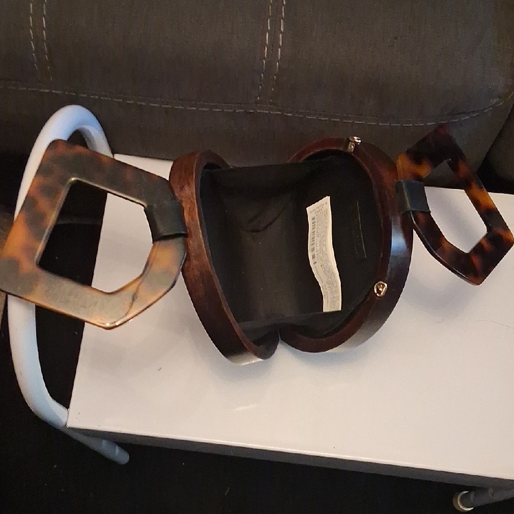 Tortoise Shell Wooden Bangle Bracelet